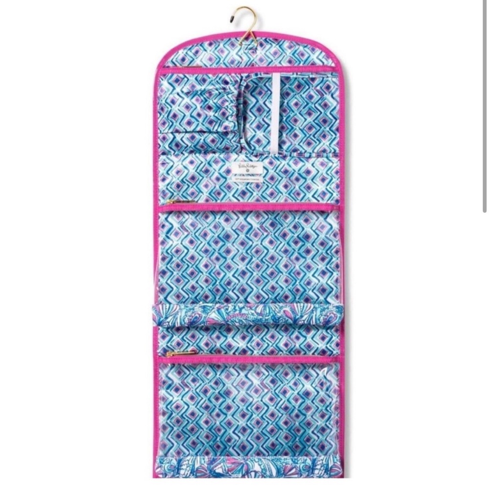 Lilly Pulitzer hanging toiletry bag